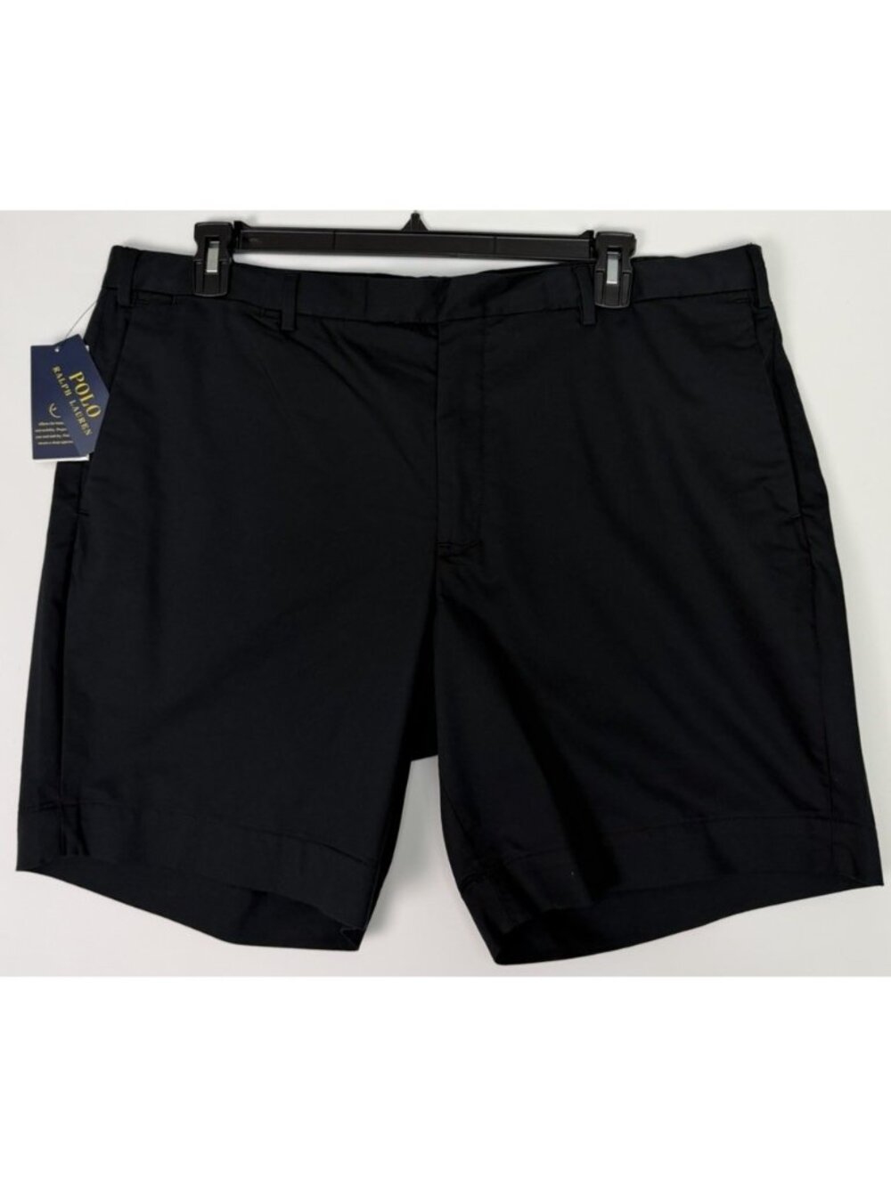 Polo Ralph Lauren Black Golf Shorts Men's 40 Stretch Straight Fit  8" Inseam NEW
